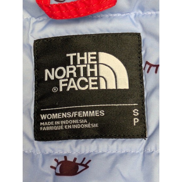 The North Face Womens Ski Jacket Red Insulated Full Zip Hooded Parka Size S - Picture 2 of 16